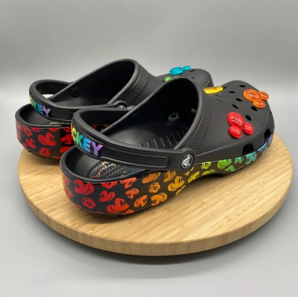 Disney Shoes Crocs X Disney Rainbow Pride Celebration Mickey Mouse